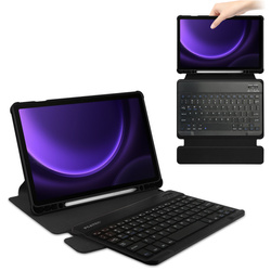 Etui 360 z klawiaturą do Samsung Galaxy Tab S9 / S10 FE 10.9 na Rysik / Samsung Galaxy Tab S10 - ochronne