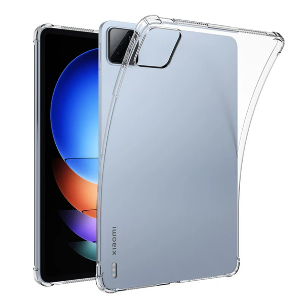 Etui Silikonowe do Xiaomi Pad 7 / Pad 7 Pro 11.2 / Xiaomi Pad 7 Pro, przezroczyste - ochronne z podstawką