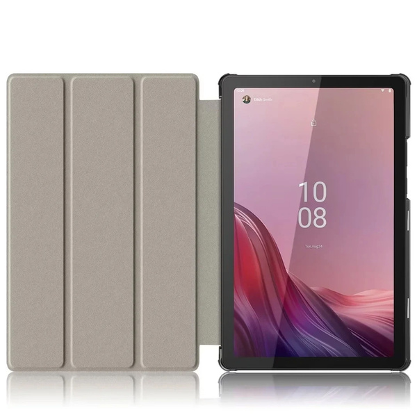 Etui z klapką stojak do Lenovo Tab M9 TB-310XU TB-310FU / Tab M9 2023 TB310, czarne - ochronne z podstawką