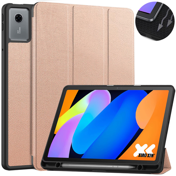 Etui z uchwytem na rysik do Lenovo Idea Tab 11 TB336FU TB336ZU ZAFR0378PL, różowe złoto