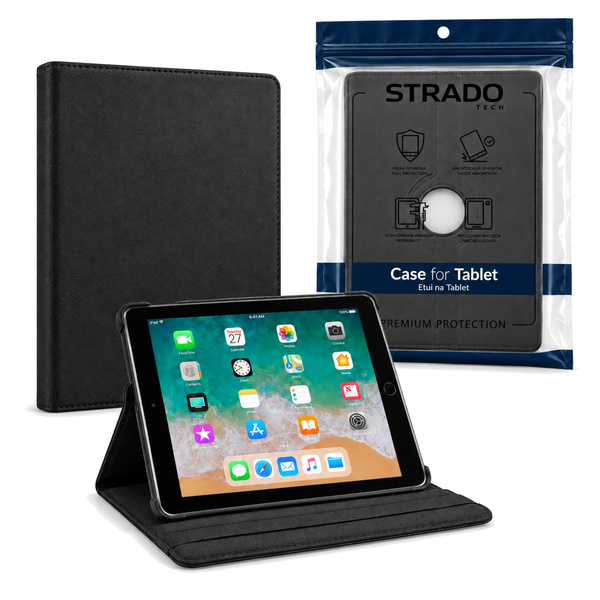 Etui obrotowe do Apple iPad Air/ Air 2 9.7" 2017/2018 gen 5/6 - czarne
