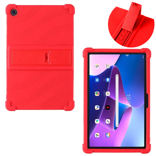 Etui Armor do Lenovo Tab 10.1 2025 / XU, czerwone - ochronne z podstawką