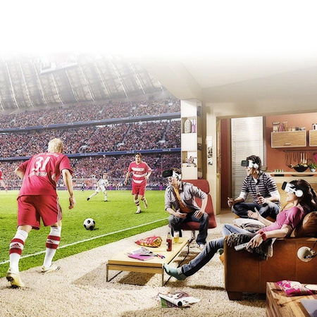 Okulary VR 3D do wirtualnej rzeczywistości gogle - Shinecon G04BS + słuchawki + Pad Bluetooth