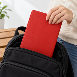 Etui obrotowe do Samsung Galaxy Tab A11 X135/ X133 A9 SM-X115/X110 - czerwone