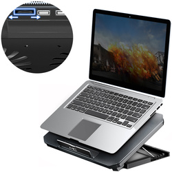 Regulowana Podstawka chłodząca pod laptop 12-17″ antypoślizgowa, biały