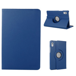 Etui do Lenovo Tab M9 2023 / Tab M9 2023 TB310, granatowe - ochronne z podstawką, dostęp do portów i przycisków