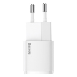 Ładowarka sieciowa szybka zasilacz Baseus Cube 20W USB-C - biała