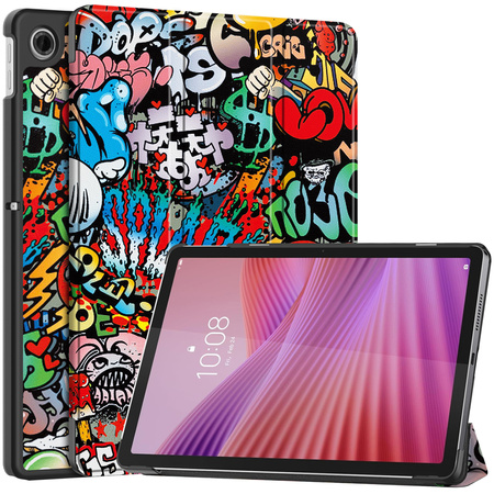 Etui GRAFICZNE do Lenovo Tab 10.1 2025 TB311FU TB311XU ZAEH0040PL z klapką