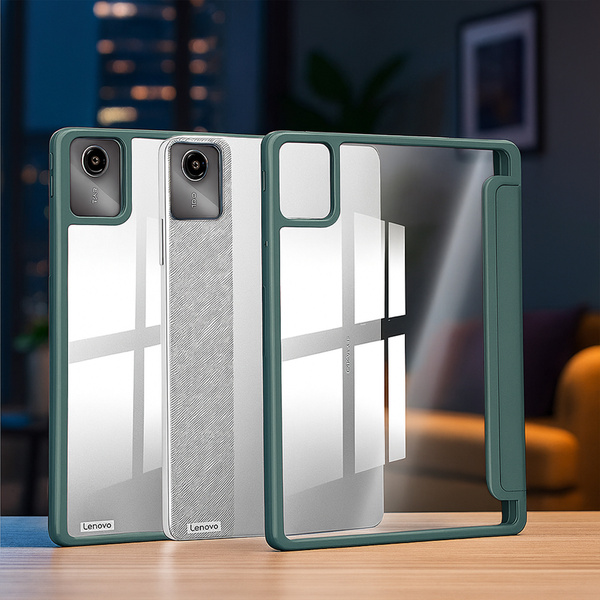 Etui Crystal case do Lenovo Tab M11 10.95 11 / 11 TB330, zielone - ochronne z podstawką