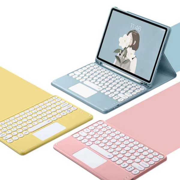Etui z klawiaturą do Apple iPad Air 13 M2 2024 M3 2025 Gen 6 7 / iPad Air 13 Gen. 6 A2898, niebieskie - ochronne