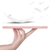 Etui z klapką Clear do Lenovo Tab K11 Plus 11.45 / Lenovo K11 Plus, różowe - ochronne z podstawką