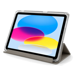 	Etui Crystal do Apple iPad 10.9 10 2022 / iPad 11 A16 2025 Gen 10 11, szare - ochronne z podstawką