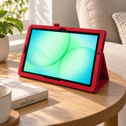 Etui do Galaxy Tab A11+ 2025 X236/X235/X230 A9+ SM-X216/X215/X210 Slim - czerwone