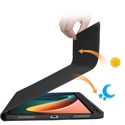 Etui z klawiaturą do Xiaomi Pad 7 / Pad 7 Pro 11.2 na rysik / Xiaomi Pad 7 Pro, czarne - ochronne z podstawką