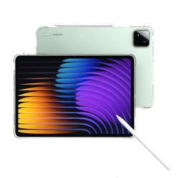Etui Silikonowe do Xiaomi Pad 7 / Pad 7 Pro 11.2 / Xiaomi Pad 7 Pro, przezroczyste - ochronne z podstawką