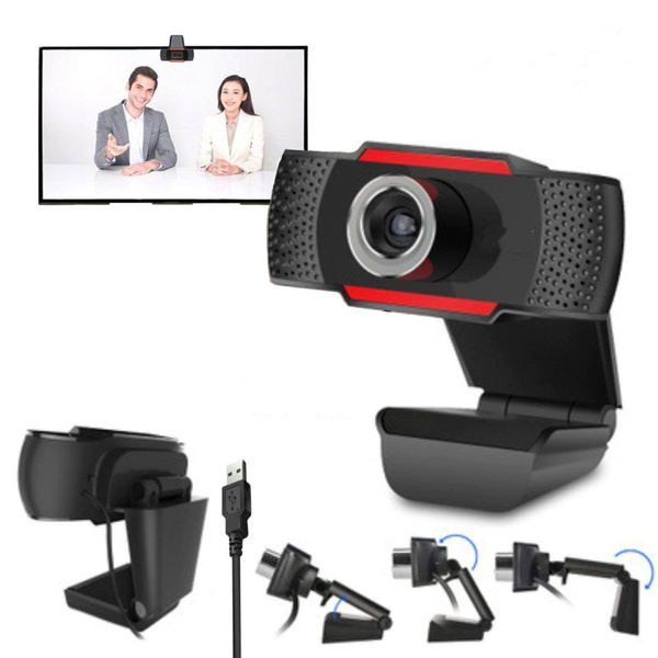 Kamera internetowa mikrofon do lekcji pracy video PC laptop 8807 z uchwytem