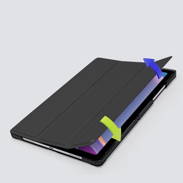 Etui Smart z magnetyczną z klapką do Xiaomi Redmi Pad SE 8.7 2024, czarne - ochronne z podstawką