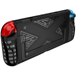 Etui do Nintendo Switch 2 2025 silikonowe Kickstand 3-częściowe, czarne - ochronne z podstawką