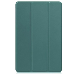 Etui Smart do Lenovo Tab One 8.7 2025 TB305FU TB305XU, ochronne z podstawką - ciemnozielone