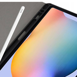 Etui z klawiaturą Bluetooth do Galaxy Tab S6 Lite 10, czarne - ochronne z podstawką