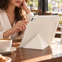 Etui Origami do Apple iPad Air 13 M4 M3 M2 2026/25/24 gen 8/7/6 - białe