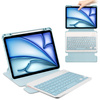 Etui 360 i KLAWIATURA do Apple iPad Air 11 M3 2025 / Air 11 M2 2024 GEN 7 6, niebieskie