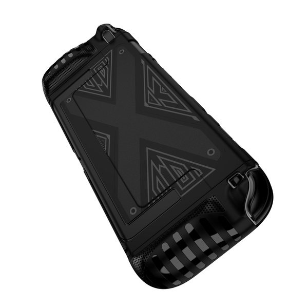 Etui do Nintendo Switch 2 2025 silikonowe Kickstand 3-częściowe, czarne - ochronne z podstawką