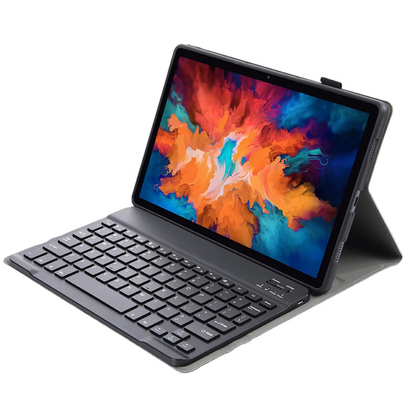 Etui z klawiaturą Bluetooth do Lenovo Tab K11 Plus 11.45, czarne - ochronne z podstawką