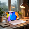 Etui z klawiaturą do Lenovo Idea Tab 11 2025, różowe - ochronne z podstawką