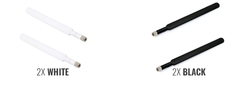 2x Antena wzmacniająca sygnał do routera Lte Huawei B593 E5186 B525, biały