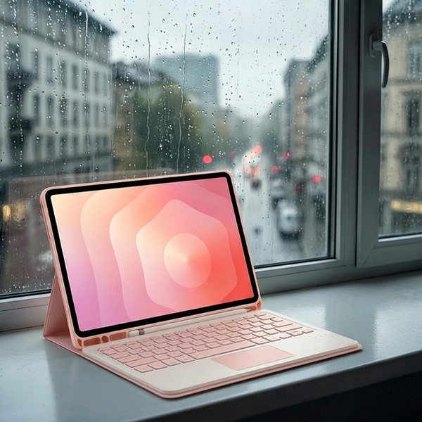 Etui z klawiaturą do Samsung Galaxy S11 X730 X736 na rysik / Samsung Galaxy, Tab S11 11, różowe - ochronne