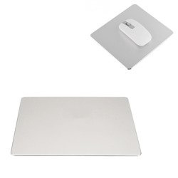 Aluminiowa podkładka pod myszkę do komputera Apple antypoślizgowa cienka, srebrny