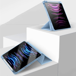 Etui Crystal do Apple iPad 10.9 10 Gen 2022 iPad 11 A16 11 Gen 2025, niebieskie - ochronne