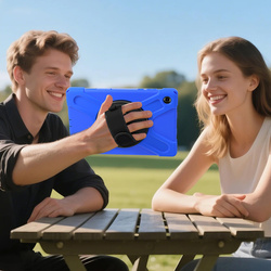 Etui do Samsung Galaxy Tab A9 Plus - Pancerne z uchwytem i paskiem