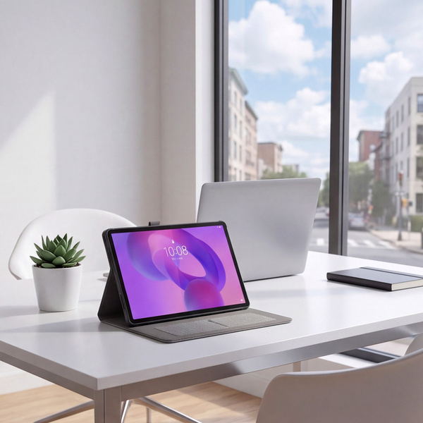 Etui Slim do Lenovo Idea Tab 11" TB336FU TB336ZU ZAFR0378PL z klapką - szare