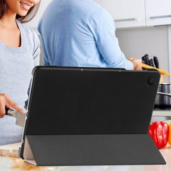 Etui Smart do T-Mobile T Tablet 2 10.1 5G 2025 z klapką, różowe złoto - ochronne z podstawką