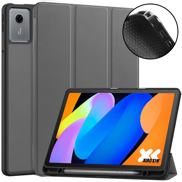 Etui z uchwytem na rysik do Lenovo Idea Tab 11 TB336FU TB336ZU ZAFR0378PL, szare