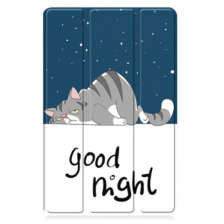 Etui Graphic Galaxy Tab A11+ / A9+ - Night Cat