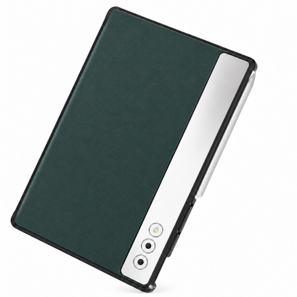 Etui Smart do Lenovo Yoga Tab Plus 12.7 2025 z klapką i podstawką - zielone