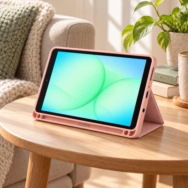 Etui Smart Pencil do Galaxy Tab A11 X135/X133 A9 SM-X115/X110 - różowe