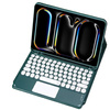 Etui z klawiaturą do iPad Pro 13 2024 M4 7 Gen. / Gen. 5 A2925, zielone - ochronne z podstawką