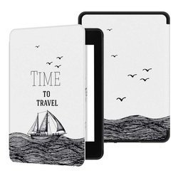 Etui Graficzne kolorowe do Kindle Paperwhite 4 Gen 10 2018 - ochronne z podstawką, dostęp do portów i przycisków