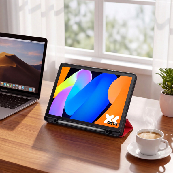 Etui z uchwytem na rysik do Lenovo Idea Tab 11 TB336FU TB336ZU ZAFR0378PL, czerwone