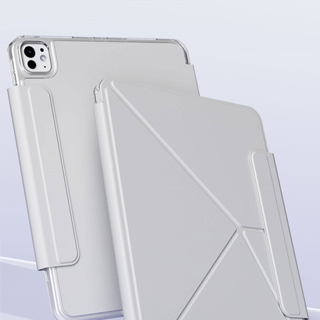 Etui ORIGAMI do Apple iPad Air 11 M3 2025/ Air 11 M2 2024 GEN 7 6 podstawka, białe
