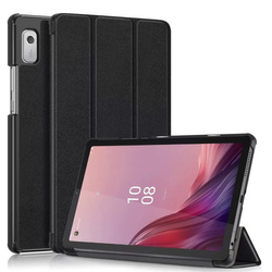 Etui z klapką stojak do Lenovo Tab M9 TB-310XU TB-310FU / Tab M9 2023 TB310, czarne - ochronne z podstawką