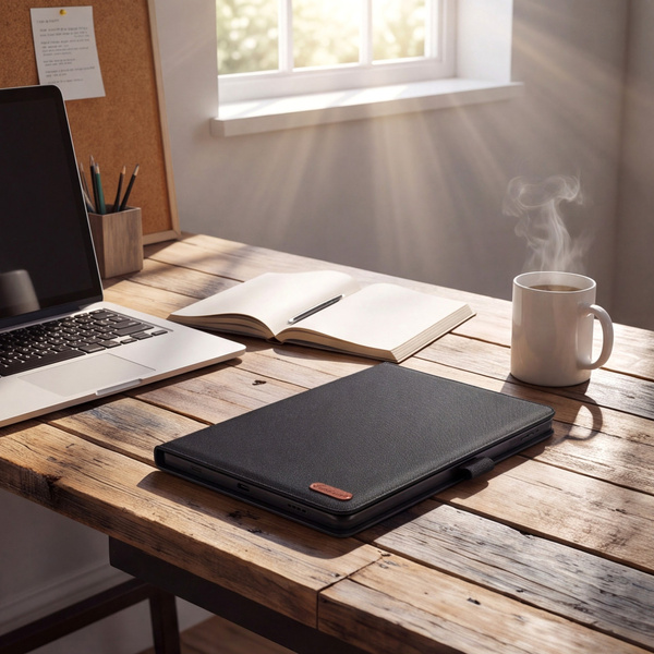 Etui Slim do Lenovo Idea Tab 11" TB336FU TB336ZU ZAFR0378PL z klapką - czarne