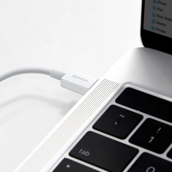 Kabel Baseus Superior Series USB-C / Lightning PD 20W 1 m, biały