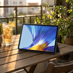 Etui z klapką do Huawei MediaPad M5 Lite 10 ochronne z podstawką - czarne