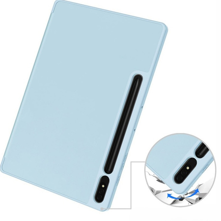 Etui Smart pencil TPU do Samsung Galaxy Tab S10+ S10 Plus (Niebieskie)