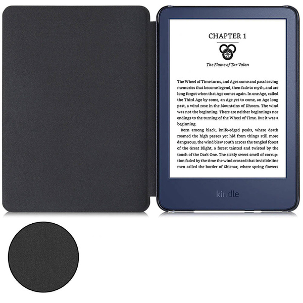 Etui Smart do Kindle 11 2022 Gen.11, czarne - ochronne z podstawką, dostęp do portów i przycisków
